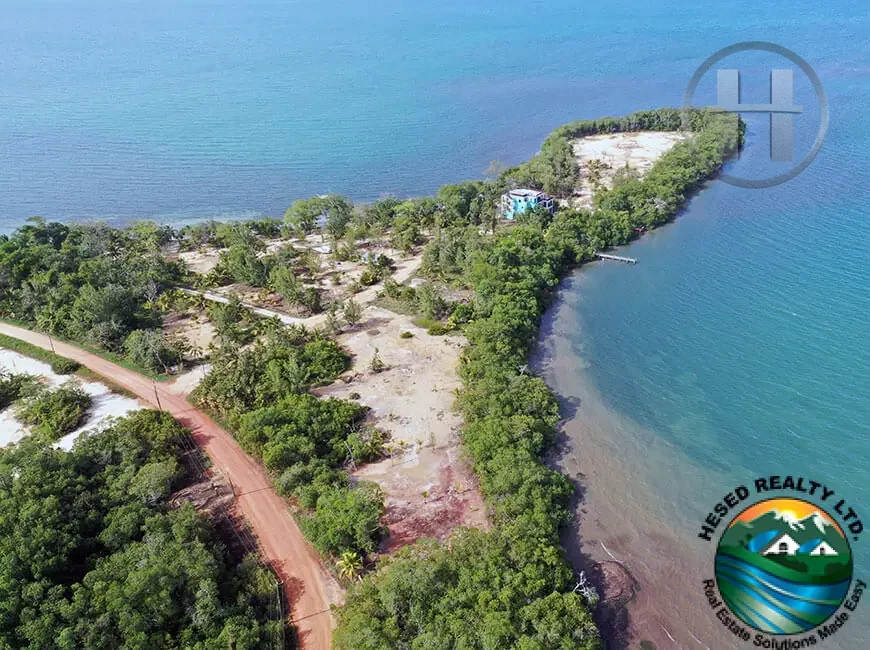 Seafront and Seaview Lots in Gated Oceanfront Community, Southside Hopkins, Stann Creek