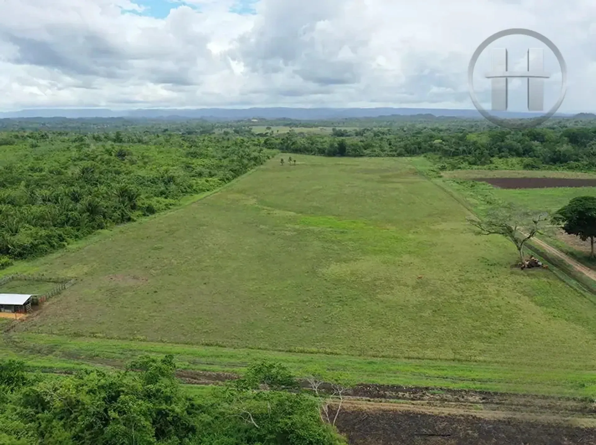 25-Acre Cleared Fenced Land with Pond Near Spanish Lookout, Cayo