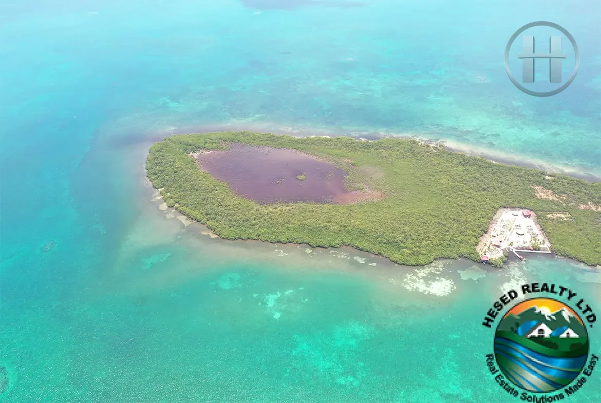 1.067 Acres Island for Sale on Cross Caye, Belize