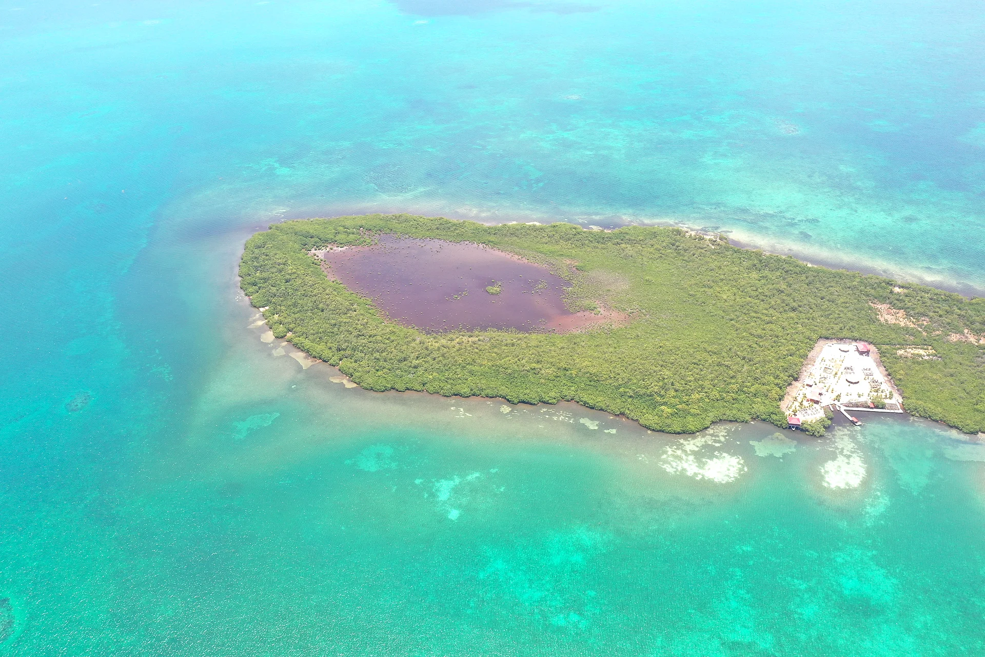 1.067 Acres Island for Sale on Cross Caye, Belize