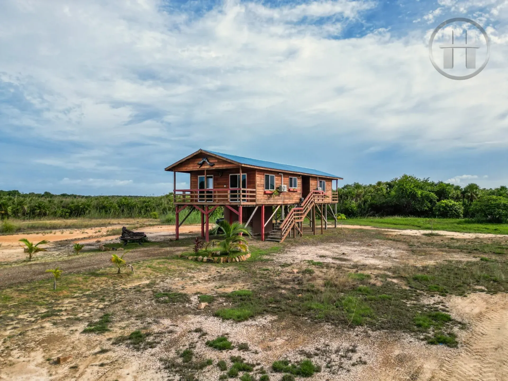 2-Bed 2-Bath Elevated Wooden Home with Private Porches in Hopkins Village, Stann Creek