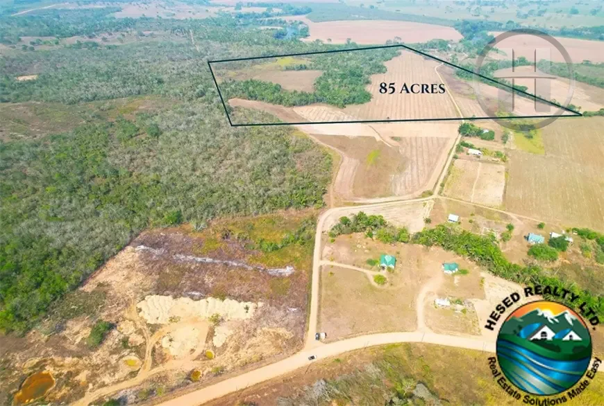 85-Acre Riverfront Jungle Farm with Seasonal Creek in Billy White, Cayo