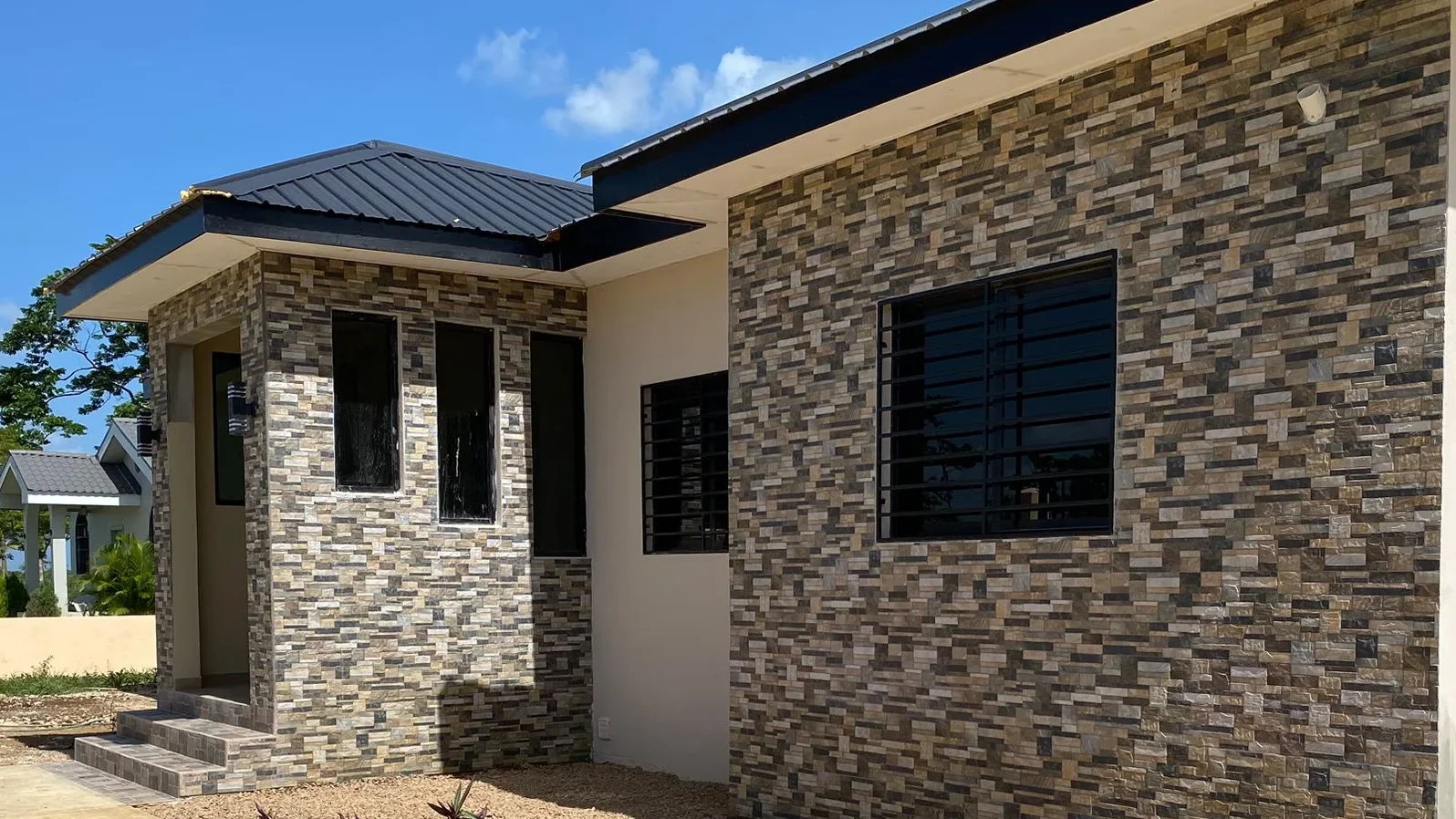 3-Bed 3.5-Bath New Home for Rent with Fireplace in University Heights, Belmopan