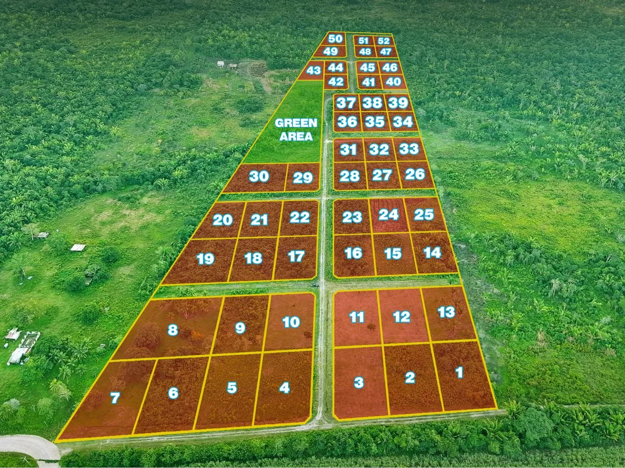 Blue Hills Subdivision – 52 Cleared Lots with Hill Views near Valley of Peace, Cayo