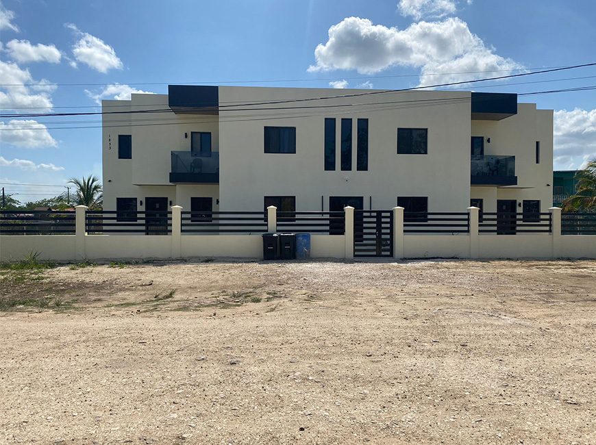 Modern Apartment Building in Belmopan, Belize. Ideal Investment Property for Long-Term Rentals or Expat Living.
